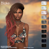 /Wasabi Pills/ Blake Mesh Hair - B&W