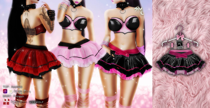 #SM/BLAXIUM Kelly Skirt PUNK
