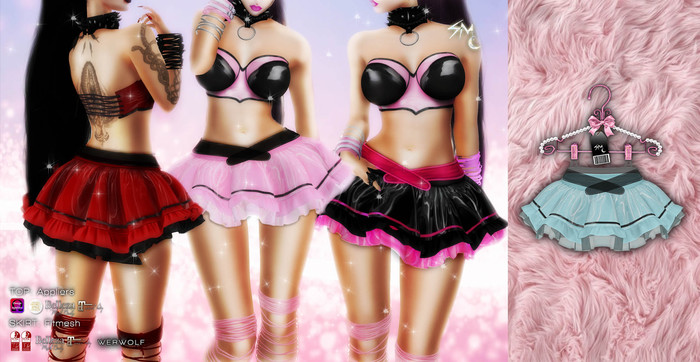 #SM/BLAXIUM Kelly Skirt BLUE