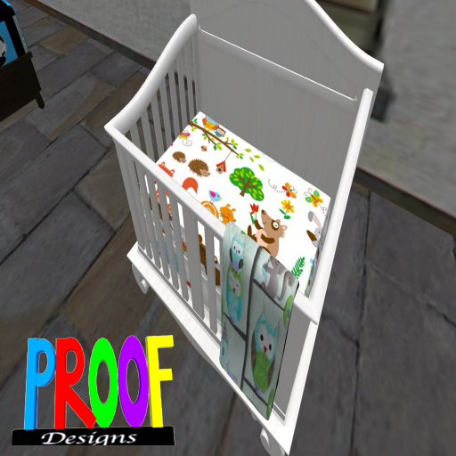 Proof Design - midnight lullabye Crib Bedding- forest animals