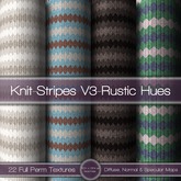 {L} Knit-Stripes V3-Rustic Hues