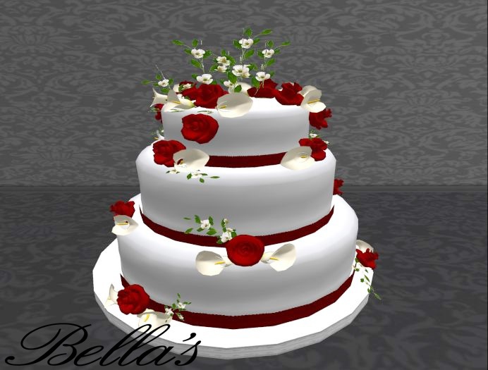 Wedding Cake Red