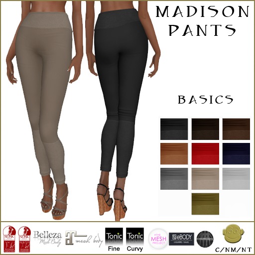 BM Madison Pants Basics DEMO