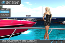 Sirius Design Strapless Leather Mini Dress- Tonic Curvy Boxed