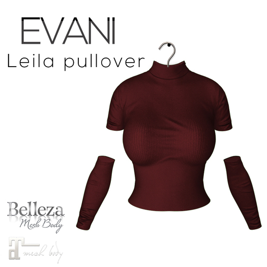 EVANI- Leila pullover [Cherry]