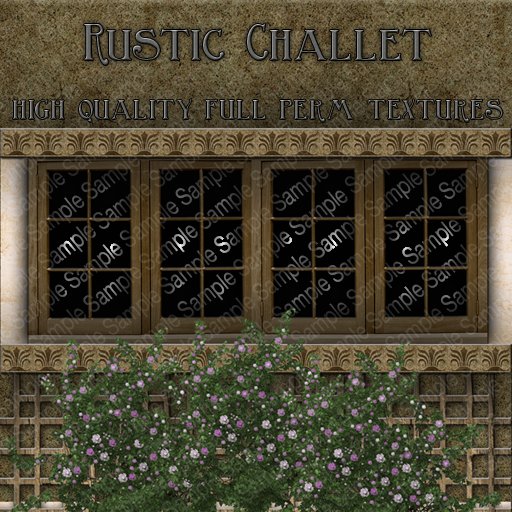Rustic Chalet Texture Set - 12 Full perm, high quality textures!