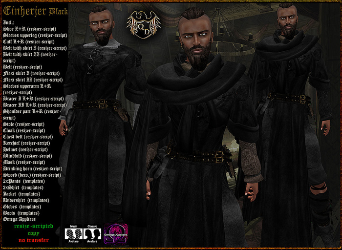 Einherjer black (Incl. Omega)