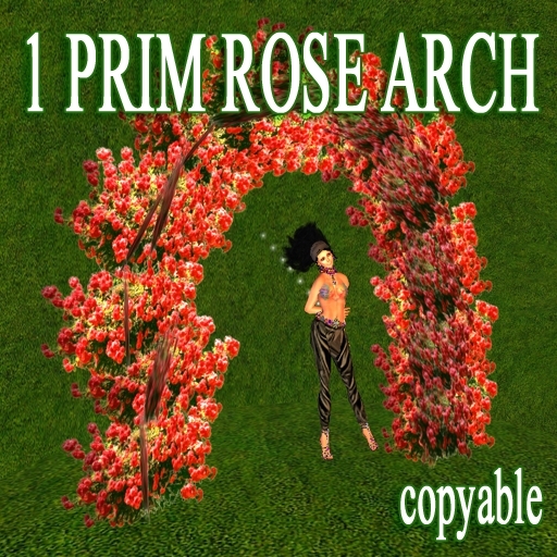 GuTi 1 prim rose arch red Rosenbogen rot