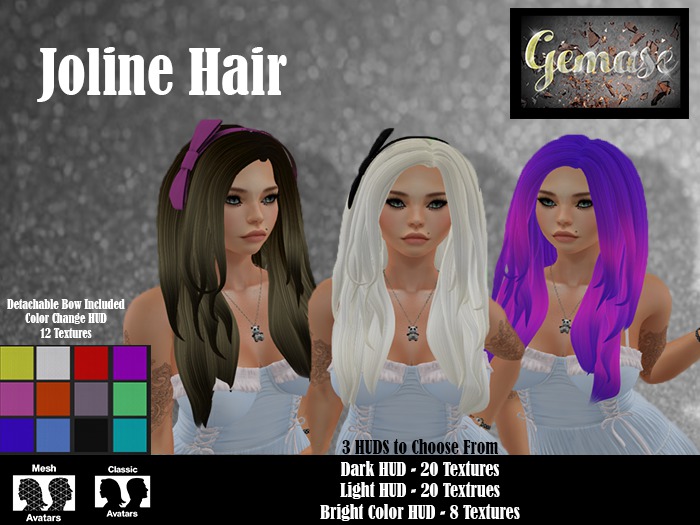 Gemase Designs - Joline Hair [Darks] - Wear Me