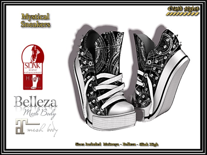 {CS} Mystical Studded Sneakers