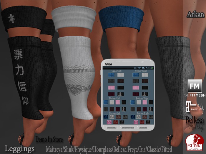 .::Arkan::. Socks Leggings + Fitted
