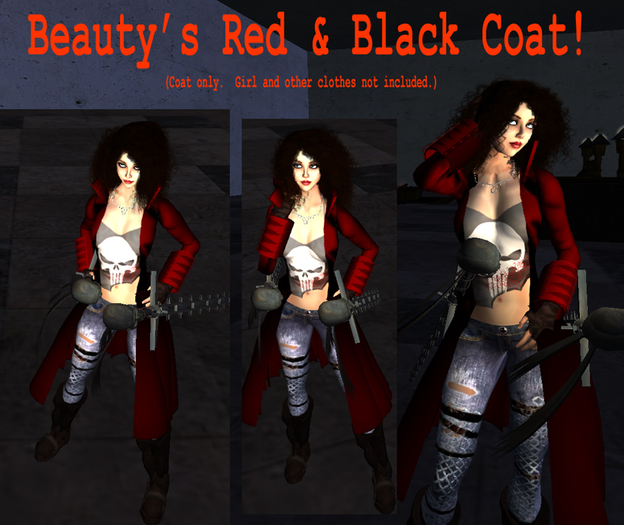 Beauty's Red&Black Jacket (boxed)