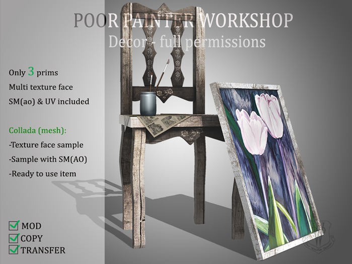Poor Painter Workshop C/M/T - I am a box! Rez me!