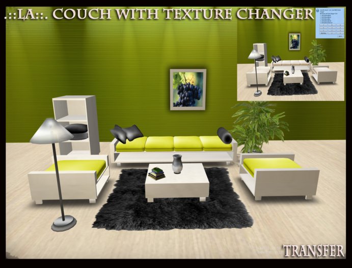 .::LA::. Couch With Texture Changer