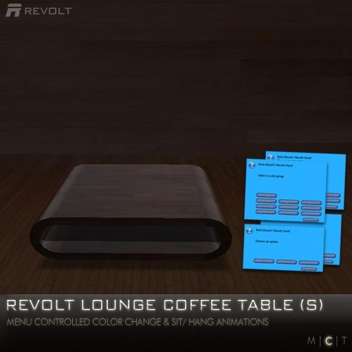 REVOLT LOUNGE COFFEE TABLE (S)