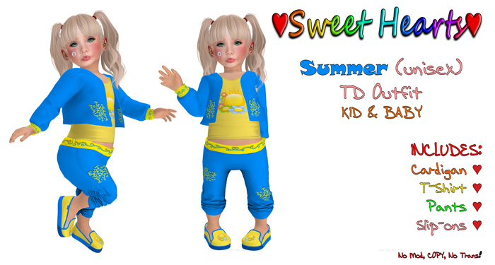 {SH} Summer TD Outfit (Blue) K&B