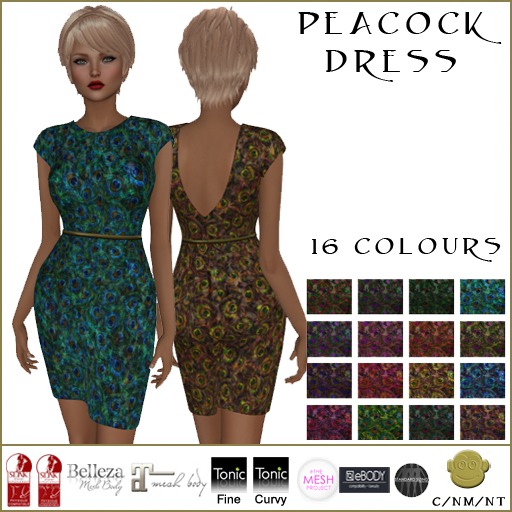 BM Peacock Dress