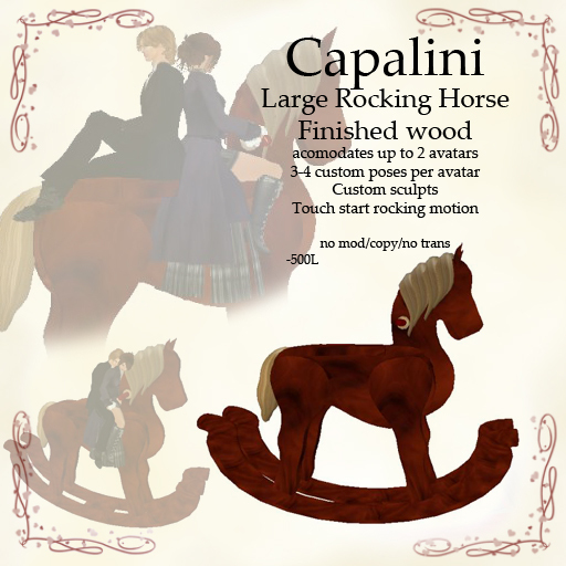 CFF - Rocking Horse - Finished Wood