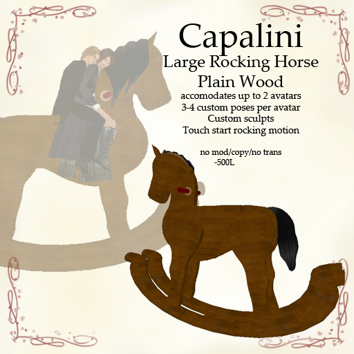 CFF - Rocking Horse - Plain Wood
