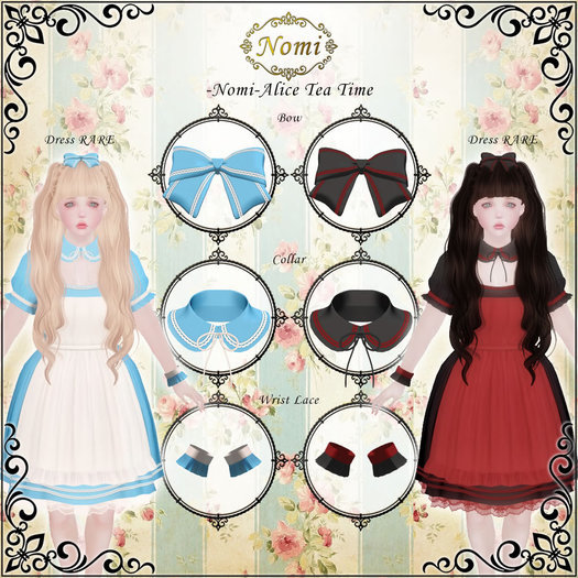 -Nomi-Alice Collar Red