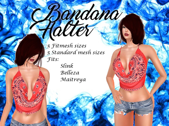 [CD] Red Bandana Halter -boxed