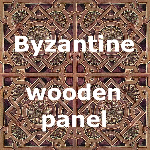 Byzantine wooden panel - texture