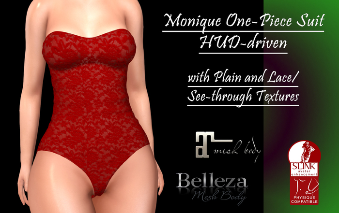 :Fluff: Monique One-Piece Suit HUD-driven