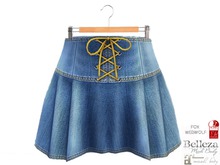 .Amazing KimMesh Jeans Skirt - Jeans Skirt