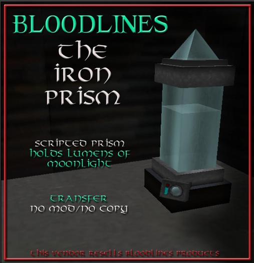 Bloodlines Iron Prism Tank Vendor