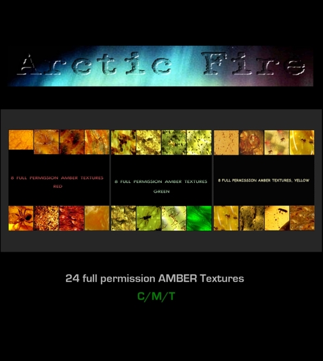 24 Full Permission Amber Texture Mega Pack Boxed