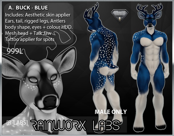 [RL] AESTHETIC - Buck - Blue