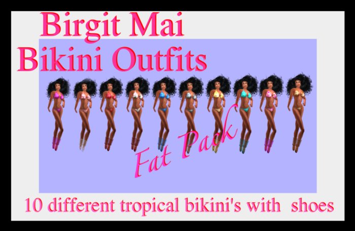 Birgit Mai 10 Bikini Fat Pack