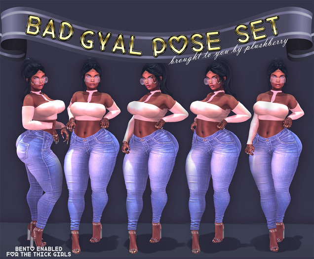 Plushberry ~ Badgyal - Pose Set