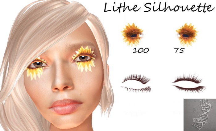 ~LS~ Sunflower Eyeshadow & Eyelashes - Genesis HUD