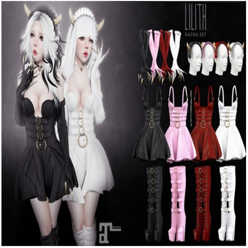  Violent Seduction - Lilith Gloves (White) 