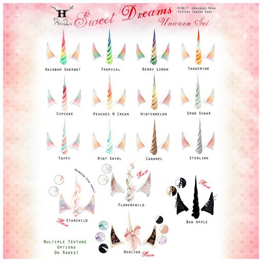 +Half-Deer+ Sweet Dreams Unicorn Set (Mint Swirl)