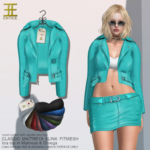 Entice - My Happy Ending Jacket - Aqua
