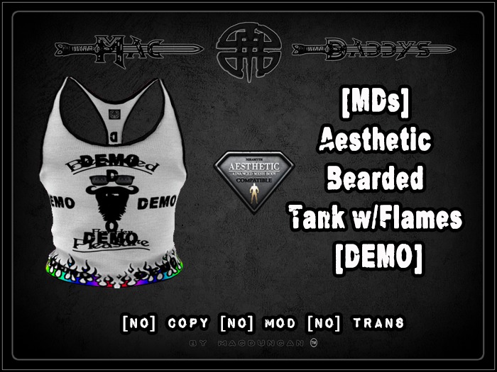 [MDs] Bearded Tank Flames [DEMO] Boxed