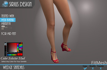 Sirius Design Wedge Sandals Maitreya with Hud Boxed