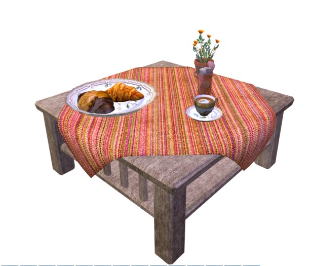 Breakfast table/ Petite table de petit dejeuner (BOX)