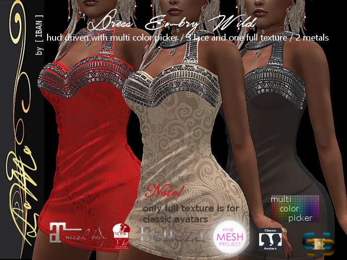 [ IBAN ] //018 MESH DRESS EMBRY WILD