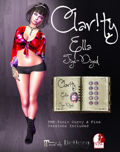 Clar!ty~Ella~Shirt ~Tye Dyed