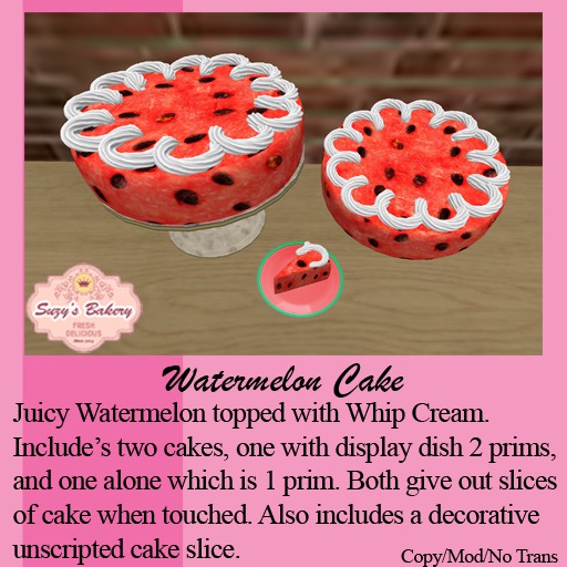 ~*SB's*~ Watermelon Cake [Boxed]