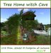 Tree Home witch Cave 2 by Felix Waterfall Grotto Tree House