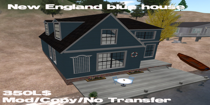 Daws New England Blue House