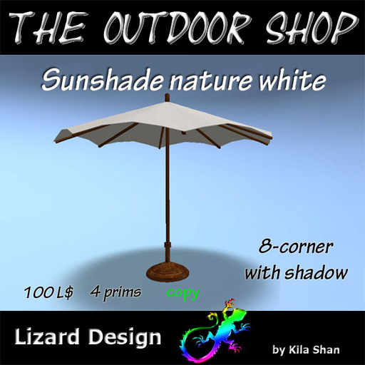 Sunshade nature white