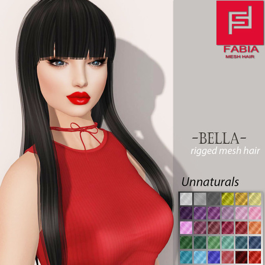 -FABIA- Mesh Hair  < Bella> Unnaturals Tones