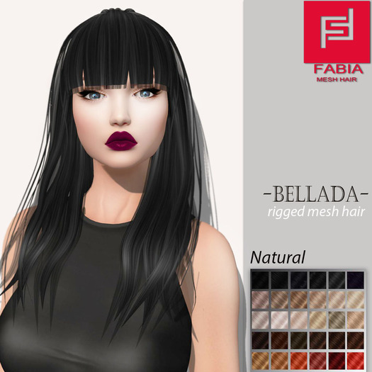 -FABIA- Mesh Hair  <Bellada> Natural Tones
