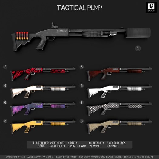 7. :BAMSE: Tactical Pump - Smoke