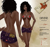 ***GIOVANNI*** WOMAN JEANS MINI-SKIRT - MOD. DIVINE - PURPLE